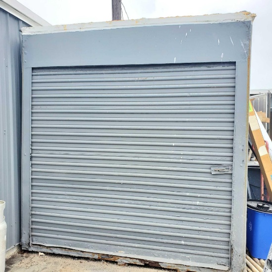 Storage container with roll-up door 98in tall 94in wide 120in depth