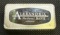 Alexander National Bank Sterling Silver Bullion Bar 65.28 Grams