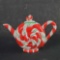 Department 56 hand-painted custom ceramic tea pot