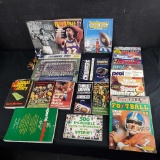 Lot various sports magazines Tuff Stuff SI Becket Gameday Chargers memorabilia programs guide photos