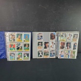 Lot 2 baseball card albums late 80s early 90s Topps Upper Deck Fleer Donruss