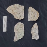 4 pieces Hyalite stone specimens Mt. Georgia