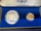 1987 Silver And Gold $5 Coins With COA