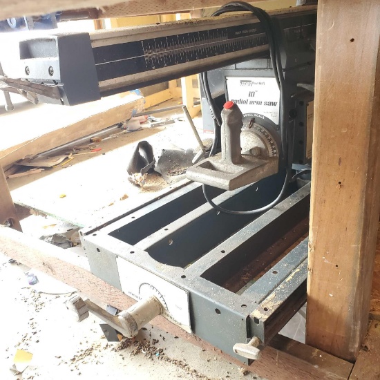Montgomery Ward 10in radial arm saw