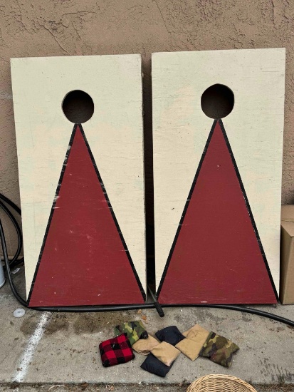 Pair of Corn Hold Games with Beanbags