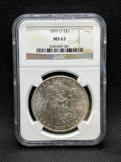 NGC MS63 1899-O Morgan Silver Dollar