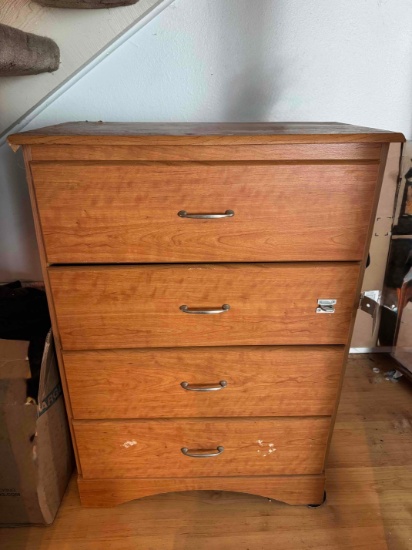 Dresser with Drawer Lock