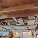Lot various wood materials 2xs 4xs frnce slats etc.