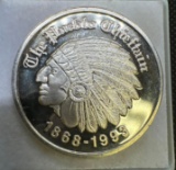 1 Troy Oz .999 Fine Silver Indian Chief Bullion Coin