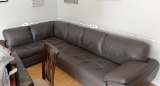 Very Long Leather Couch / Sectional