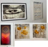 Living Room Wall Art Framed and Canvas