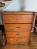 Dresser with Drawer Lock