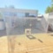 Large rectangular metal chicken coop 4ft x 10ft 4ft tall
