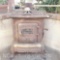 Vintage cast iron wood burning stove