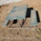 Small fiberglass picnic table with benches 43in x 30in