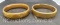 2 Gold Filled Bracelets Flowers 51.83 Grams