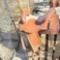 Vintage Hereford Tex Tan Of Yoakum leather Horse saddle