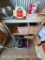 small table with misc