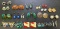 Earrings Reindeer Turkey Flowers Alligator