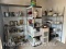 Metroracks Plastic Storage Shelf and Contents Vacuum Decor Glassware