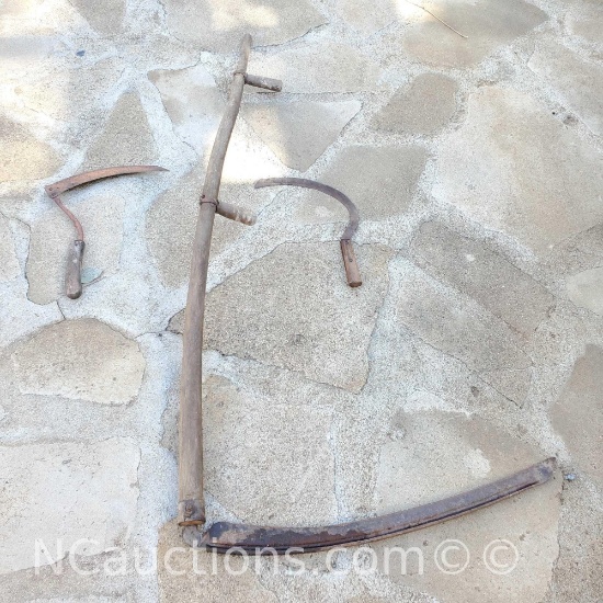 Vintage Scythe 2 Vintage hand sickles