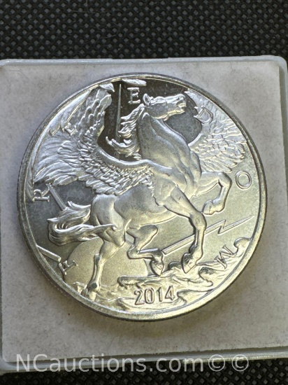 2014 pegasus 1 Troy Oz .999 Fine Silver Bullion Coin