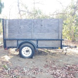 Single axle Frontier Trailer 8ft long 5.5ft. wide