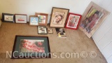 10 Framed artwork prints etc.