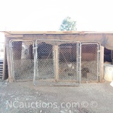2 room dog kennel/chicken coop 13ft x 13ft
