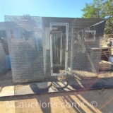 Large 2 room wire mesh chicken coop 6ft x 9ft