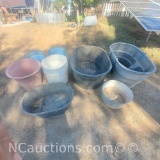 8 water troughs/feed bins/planters etc.