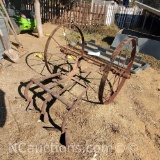 Antique horse drawn polw