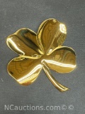 24k Gold Electroplated Four Leaf Clover