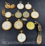 Pocket Watches Waltham Harvard Hamilton