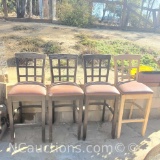 4 vintage barstools