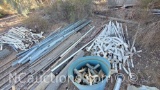 white canopy metal frame parts