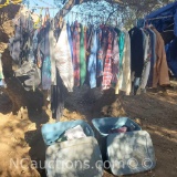 Misc. Mens/womens clothing backpacks shirts etc. sizes M LG XL