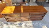 Vintage wooden horizontal dresser