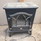 Small Red Stone electric fireplace model CFI-470-01