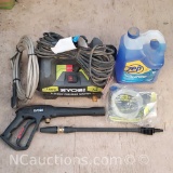 Ryobi 1600psi electric pressure washer with accessories model RY141612VNM