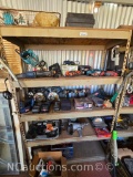 Boltless Rack Shelving with Tools Drummond shop-vac chicago electric ryobi etc