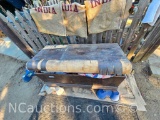 Cedar Chest - with vintage quilts - needs refinishing