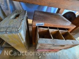 Wooden Antique or Vintage Coke Pepsi Crates 4 units