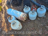 Various Sizes Propane Bottles