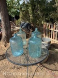 Large Glass bottles 4 units