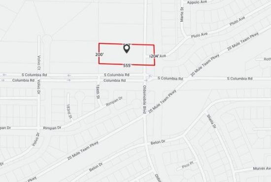 APN# 202-130-15-00-4 101,059 Sqf Vacant land
