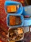 3 Bins full of Electronics, CS Player, Remotes more