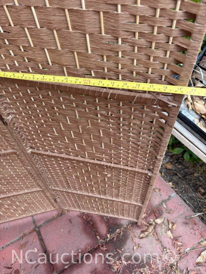 decorative privacy fence 71 inches tall