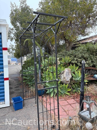 Metal trellis 70 inches wide 84 inches tall