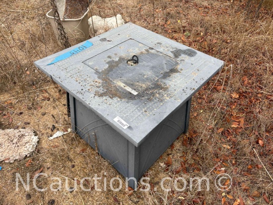 gas fire table